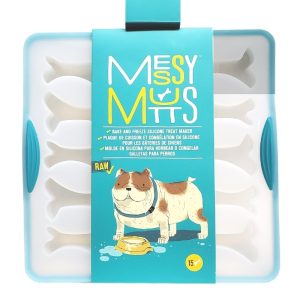 Plaque de Cuisson et Congélation en Silicone pour Gâteries de Chiens – Messy Mutts