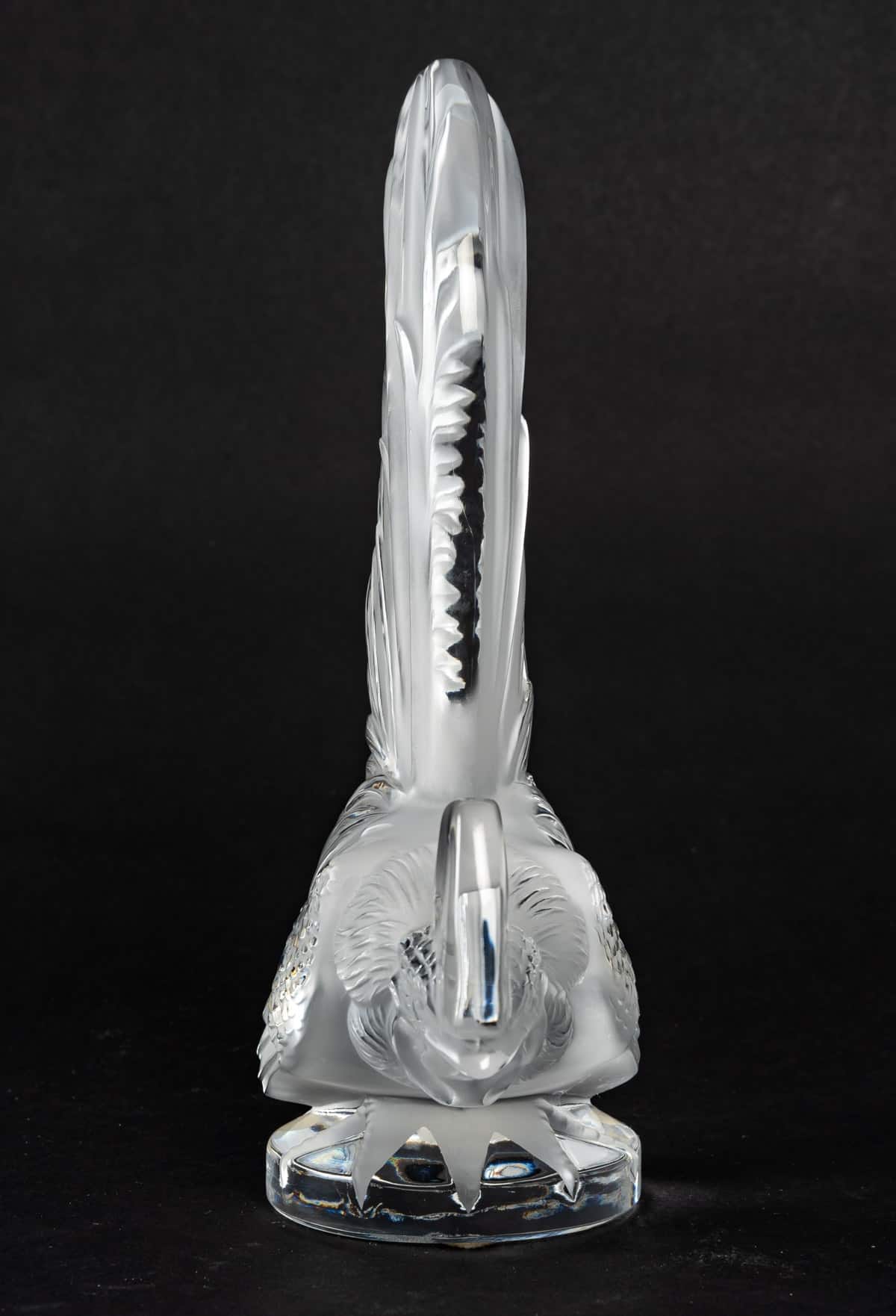 Lalique France Sculpture En Cristal « Coq Nain » – Image 5
