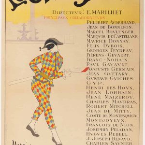 Original Vintage Poster – L. Cappiello – le Cri de Paris – Newspaper – 1901