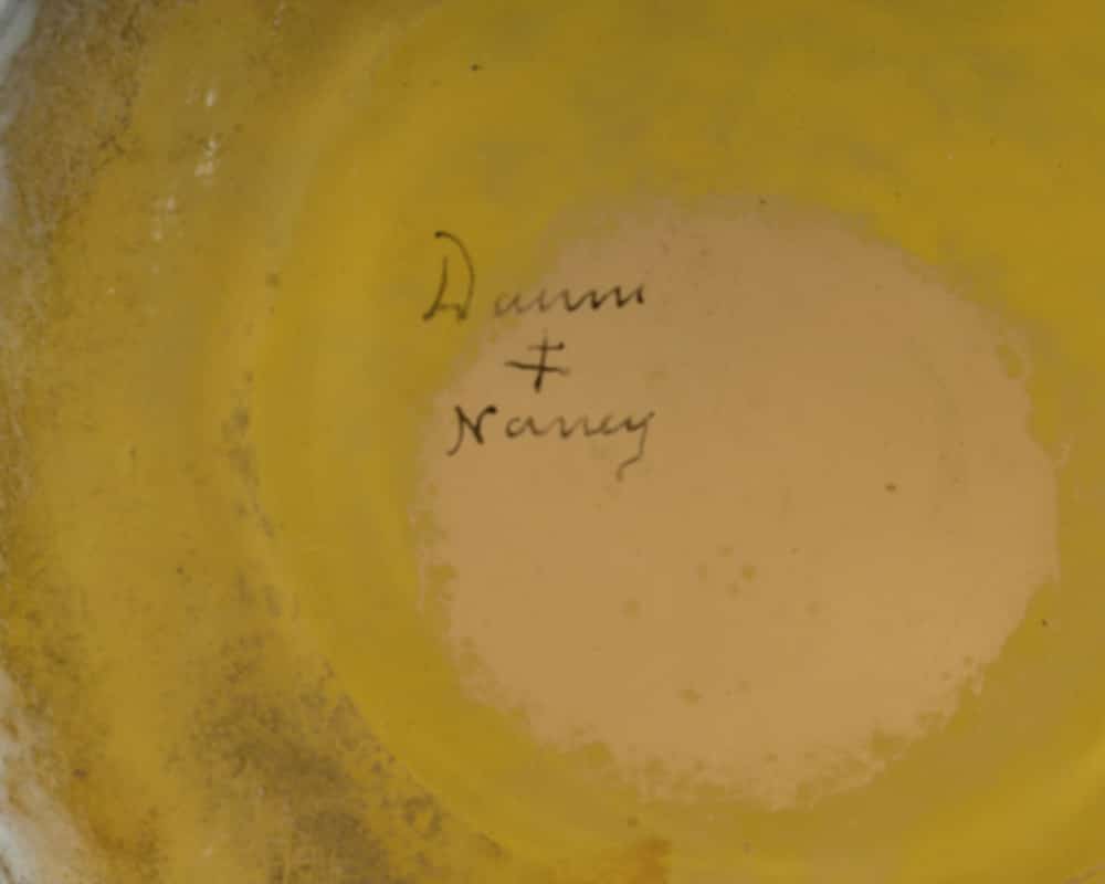1905 -Daum Nancy :vase « arbres sous la neige « – Image 7