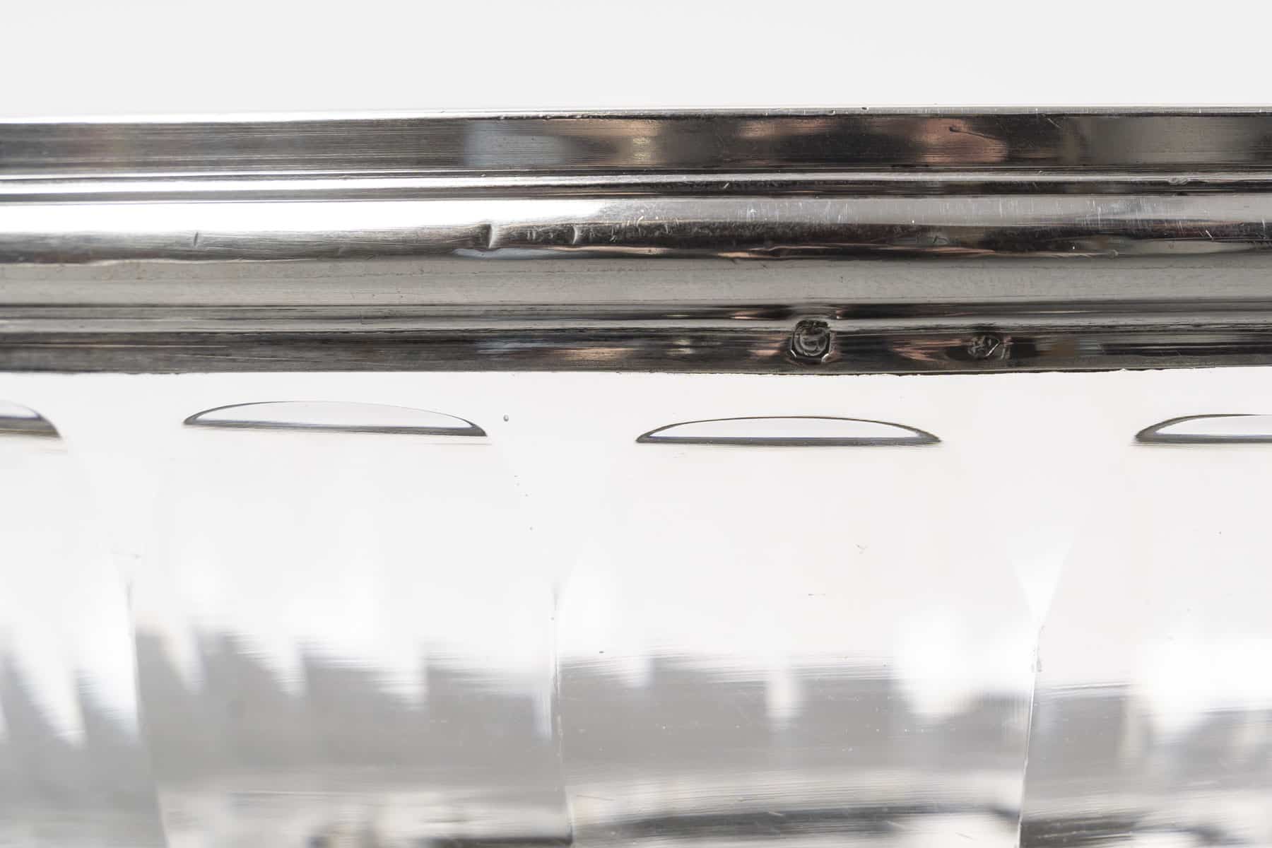 BACCARAT – BOL A CAVIAR EN CRISTAL TAILLE DEUX PIECES XXè ART DECO – Image 6