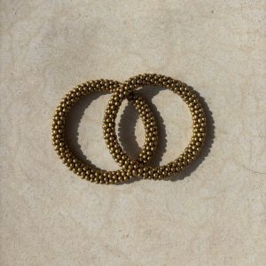 Bracelet Laiton Perles Népalais | Jolies Trouvailles