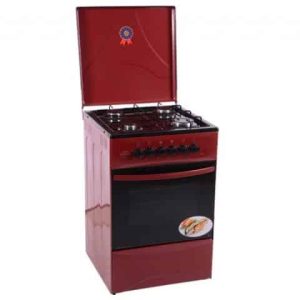 CUISINIERE Ferre 4 FEUX 50X50 ROUGE / NOIR F5C40G2-IR