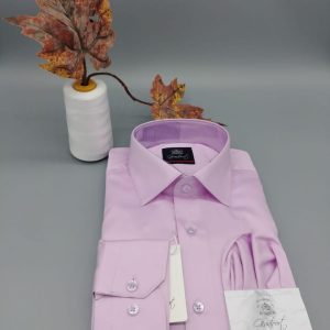 Giant – Chemise manche longue mauve clair – Disponible en plusieurs taille