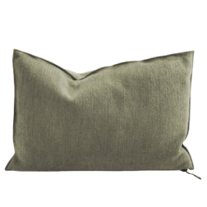Coussin TUFTEE Kaki, 30×50 cm | Maison de Vacances