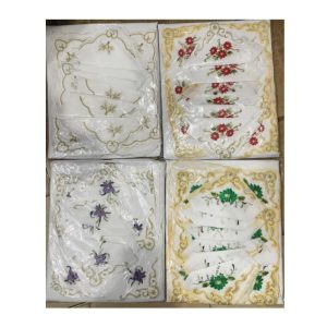 Ensemble Nappe avec Torchons 13 Pieces(1 Nappe et 12 Torchons) 150CM/220CM