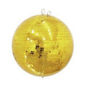 Boule à facettes or, différentes tailles, Jolies Trouvailles