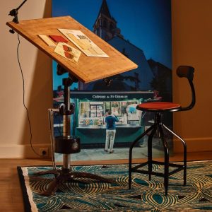 Objet de collection: La table à dessin Mappemonde