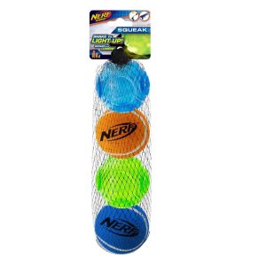 Ensemble de 4 Balles pour Chiens, 2.5 pouces – Nerf