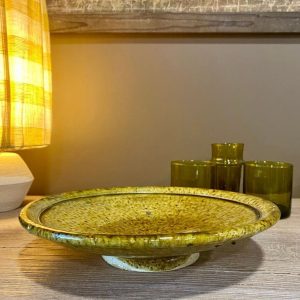 Assiette à Salade Moutarde 30 cm | Jolies Trouvailles