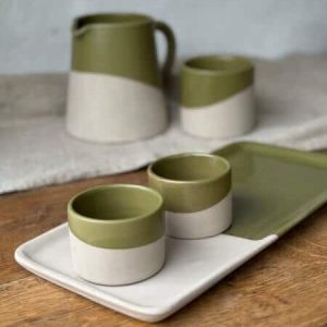 Plateau ELISSA Olive | Maison Polita