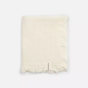 Serviette Nadu Blanche, 70×50 cm | Dareels