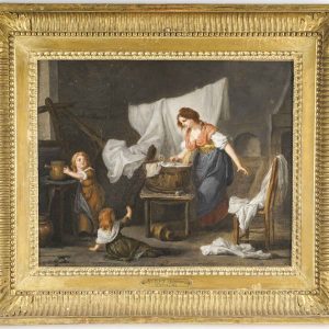 Etienne AUBRY (1745-1781) Jeux d&rsquo;Enfants