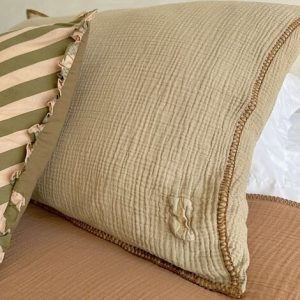 Taie d&rsquo;oreiller Craie Houblon, Différentes tailles | Annabel Kern