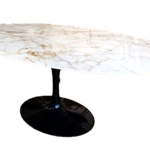 Eero SAARINEN  – Edition KNOLL ,table ovale « TULIP »