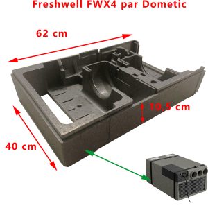 Coque en polystyrène ou partie inférieur du Freshwell FWX4, FWX4350EHPC Dometic