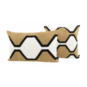 Housse de Coussin Coton Lin NASSAU, 40x60cm | Haomy