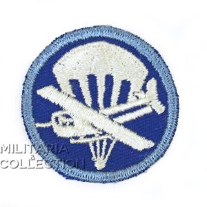 Insigne de Calot Parachutiste/Glider, 1er type, sergé/dos en gaze