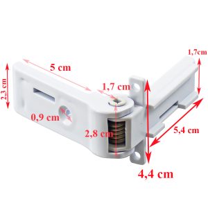 Charnière complète du compartiment congélateur par Dometic